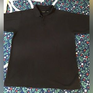 Men’s size large Ultra club navy short sleeve polo shirt CC